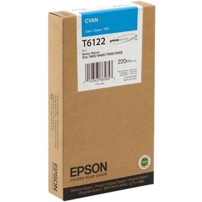 Epson T6122 Original Tintenpatrone C13T612200 Cyan