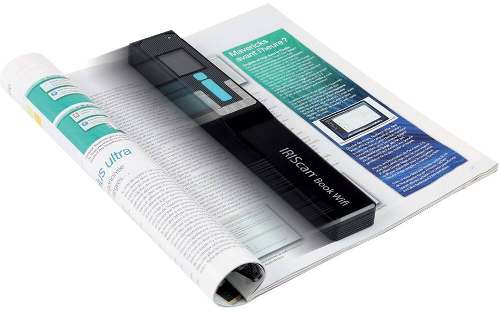 Iriscan Scanner Iriscan Book 5 Netzwerkfähig Schwarz 1 X A4 1.200 X 1.200 Dpi Wlan