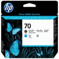 HP 70 Original Druckkopf C9404A Matt Schwarz, Cyan