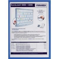 Franken X-tra!Line A4 Inforahmen Magnetisch Blau Kunststoff ITSA4M/5 03 23 (B) x 31,7 (H) cm X-tra!Line 5 Stück