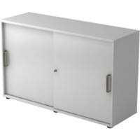Hammerbacher Schiebetürenschrank 2FH SG Grau 1.200 x 400 x 748 mm
