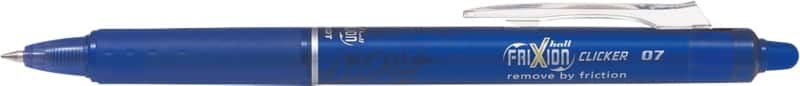 Pilot FriXion Clicker Einziehbar Tintenroller Blau 0.35 mm Mittel Kegelförmig Nachfüllbar
