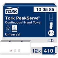 Tork PeakServe Falthandtücher H5 Weiß 1-lagig 100585 12 Stück à 410 Blatt