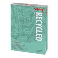 Viking DIN A4 Kopier-/ Druckerpapier Recycelt 100% 80 g/m² Glatt Grau-Weiß 500 Blatt