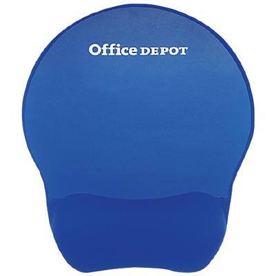 Office Depot Mauspad mit Handgelenkauflage Schaumstoff Blau