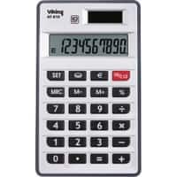 Office Depot Taschenrechner AT-810 10-stelliges Display Silber, Grau