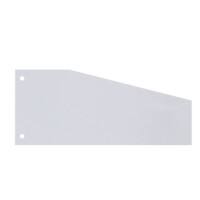 Office Depot Trennstreifen 10,5 x 24 cm Weiß Trapezform 100-teilig 2-fach Manilakarton Blanko 100 Stück