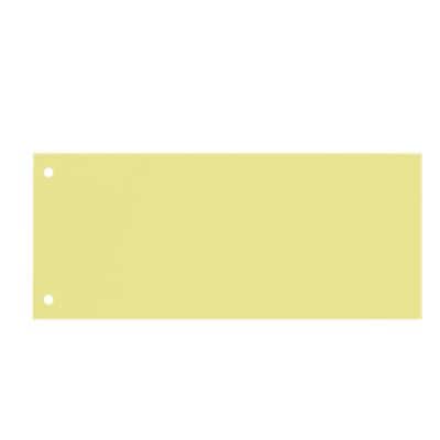 Niceday Blanko Trennstreifen Recycelt 100% 10,5 x 24 cm Gelb Manilla Rechteckig 2 Löcher 100 Stück