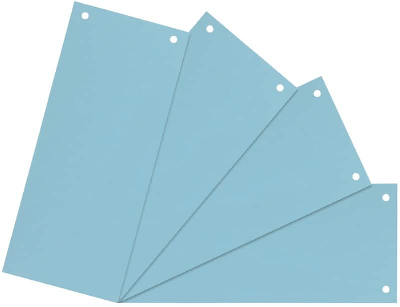 Viking Trennstreifen 100% Recycelt A4 Blau Pappkarton Rechteckig 2 Löcher 5847192 100 Stück