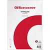 Office Depot Notizblock DIN A4 Kariert Geleimt Papier Weiß Nicht perforiert 100 Seiten 10 Stück à 50 Blatt