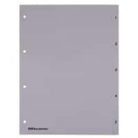 Office Depot Register DIN A4 5-teilig 4-fach Kunststoff 1 bis 5