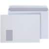 Hermes Briefumschläge Mit Fenster C4 324 (B) x 229 (H) mm Abziehstreifen Weiß 120 g/m² 250 Stück