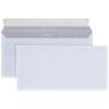 Hermes Briefumschläge Ohne Fenster DL+ 229 (B) x 114 (H) mm Abziehstreifen Weiß 80 g/m² 500 Stück