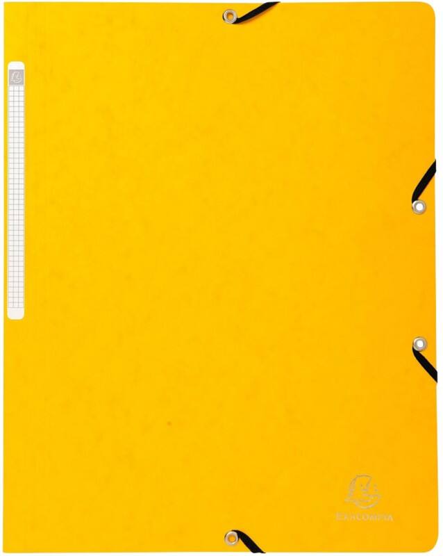 Exacompta Fächermappe Nature Future DIN A4 Gelb Manilakarton 24 x 32 x 32 cm