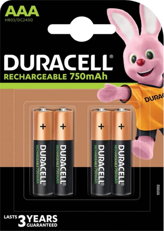 Duracell Batterien Rechargeable Plus AAA 4 Stück