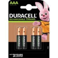 Duracell Batterien Rechargeable Plus AAA 4 Stück