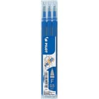 Pilot FriXion Ball Tintenrollermine 0,4 mm Blau 3 Stück