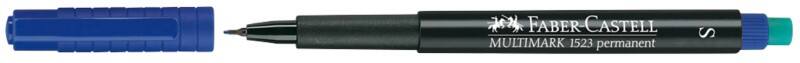 Faber-Castell Multimark OHP-Marker  Extra Fein Rundspitze, Filzspitze 0.4 mm Blau