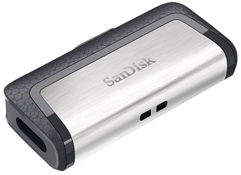 SanDisk USB 3.1 USB-Stick Ultra Dual 64 GB Schwarz, Silber