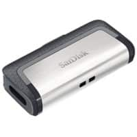 SanDisk USB 3.1 USB-Stick Ultra Dual 64 GB Schwarz, Silber