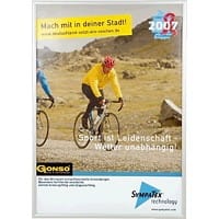 Franken Outdoor Klapprahmen A0 Aluminium Silber