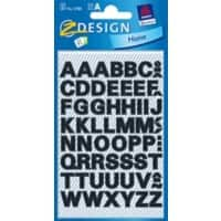 AVERY Zweckform 3780 Buchstabenetiketten Schwarz 76 x 120 mm 2 Blatt à 65 Etiketten