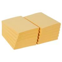 Office Depot Haftnotizen 102 x 76 mm Pastellgelb 12 Blöcke à 100 Blatt