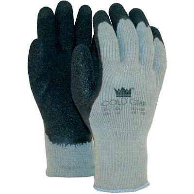 M-Safe Handschuhe Coldgrip Latex Größe M Schwarz, Grau 2 Stück