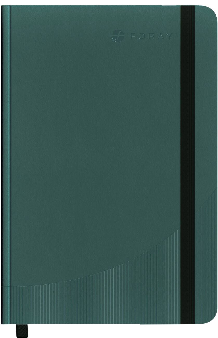 Foray Classic A5 Fallgebunden Blaugrün Hartcover Notizbuch Liniert 80 Blatt