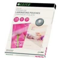 Leitz iLAM Premium Laminierfolien A4 Glänzend 125 Mikron (2 x 125) Transparent 100 Stück