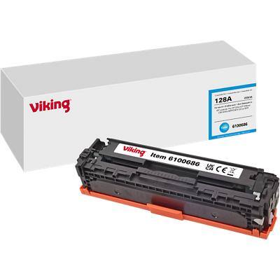 Viking 128A Kompatibel HP Tonerkartusche CE321A Cyan