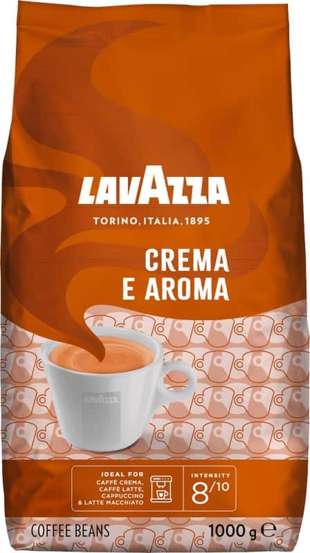 Lavazza Crema Aroma Kaffeebohnen Bohnen Espresso Medium Arabica, Robusta 1 kg