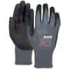 M-Safe Handschuhe Nitri-Tech Foam Nitril Größe L Schwarz, Grau 2 Stück