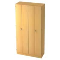 Hammerbacher Future Schrank Buche-Nachbildung 100 x 42 x 200 cm