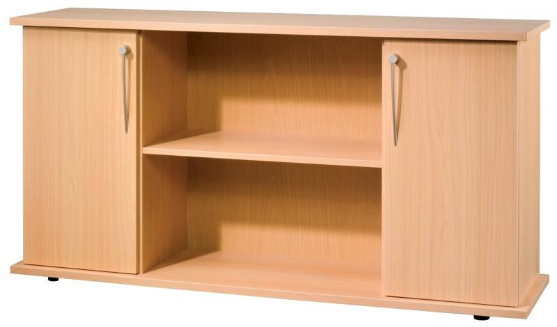 Hammerbacher Eckverbindung Melaminharzbeschichtete Spanplatte 1 Fachboden 1.660 x 440 x 840 mm Buche Braun