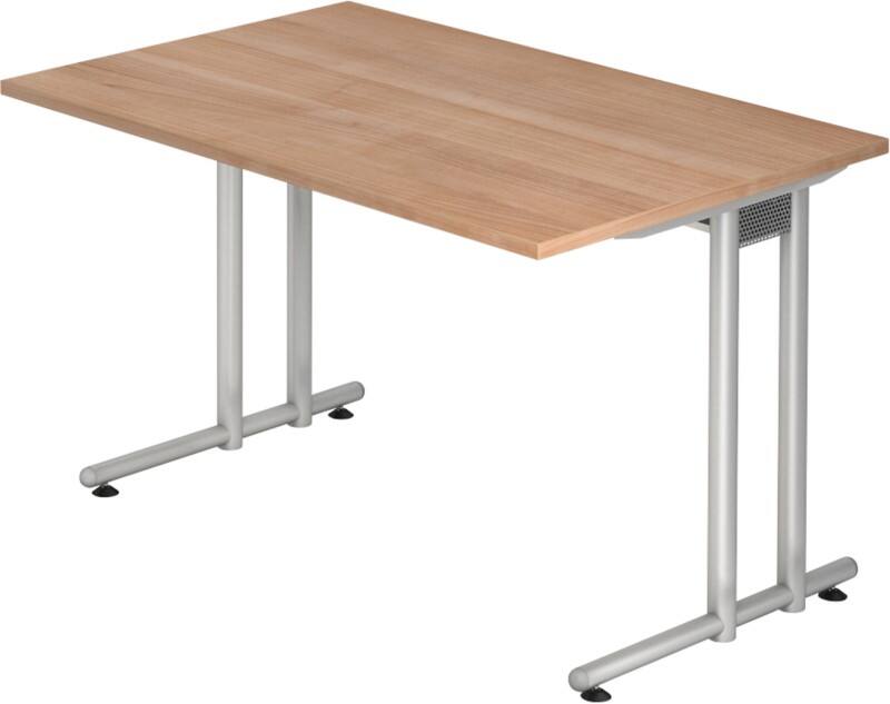 Hammerbacher Matrix Schreibtisch Nussbaum-Nachbildung 120 x 80 x 72 cm