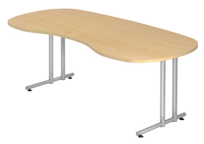 Hammerbacher Schreibtisch Matrix C-Fuß Ahorn-Nachbildung 200 x 100 x 72 cm