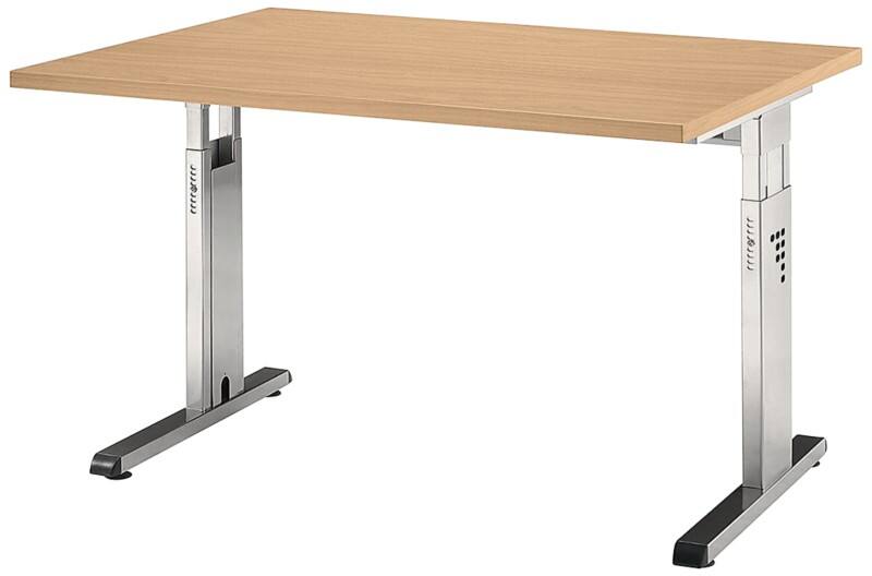 Hammerbacher Schreibtisch Matrix Rechteckig Buche-Nachbildung 120 x 80 x 65 x 85 cm