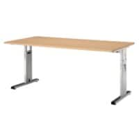 Hammerbacher Schreibtisch Matrix Rechteckig Buche-Nachbildung 160 x 80 x 65 x 85 cm