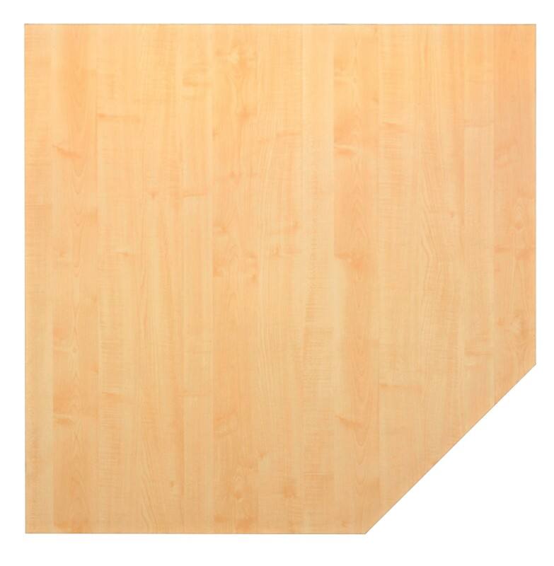 Hammerbacher Anbauplatte Matrix Ahorn-Nachbildung 120 x 80 x 85 cm