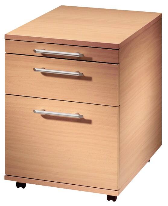 Hammerbacher Rollcontainer AT AC30/6 Buche 428 x 580 x 590 mm