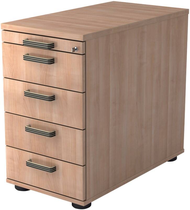 Hammerbacher Standcontainer AT SC53/N Walnuss 428 x 800 x 760 mm