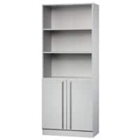 Hammerbacher Melaminharzbeschichtete Spanplatte Aktenschrank 4 Fachböden 2.100 x 1.130 x 720 mm Braun