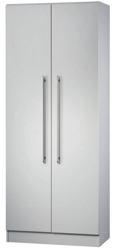 Hammerbacher Schrank 800 (B) x 420 (T) x 2.004 (H) mm Kunststoff, Melaminharzbeschichtete Spanplatte