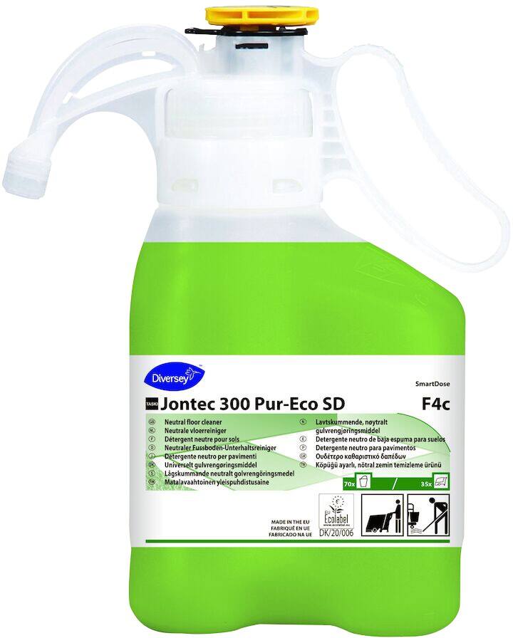 Diversey TASKI Jontec 300 Pur-Eco SD manuell und machinell einsetzbarer Bodenreiniger 1,4 L