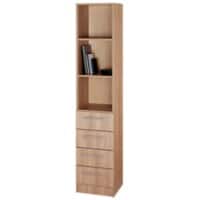 Hammerbacher Garderobenschrank Austria Braun 406 x 420 x 2.004 mm