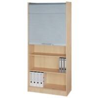 Hammerbacher Matrix Rollladenschrank Ahorn-Nachbildung 90 x 40 x 200,4 cm