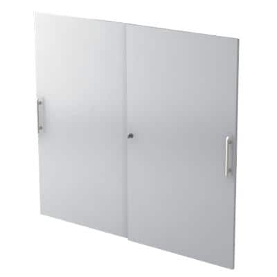 Hammerbacher Türen Matrix AT Lichtgrau 1.200 x 1.100 mm 2 Stück