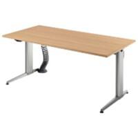 Hammerbacher Schreibtisch elektrisch höhenverstellbar XE16/6 Buche 1.600 x 800 x 720 - 1.190 mm