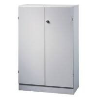 Hammerbacher Schrank Austria mit Aufbau Lichtgrau 800 x 420 x 1.270 mm